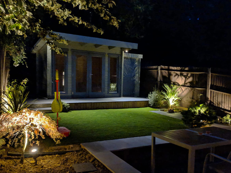 anti glare garden lighting in bedfordshire